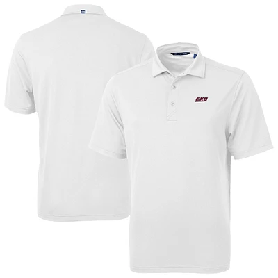 Men's Cutter & Buck Eastern Kentucky Colonels Virtue Eco Pique Recycled Polo