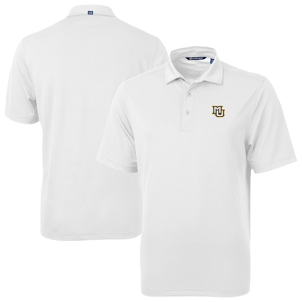 Men's Cutter & Buck Marquette Golden Eagles Virtue Eco Pique Recycled Polo
