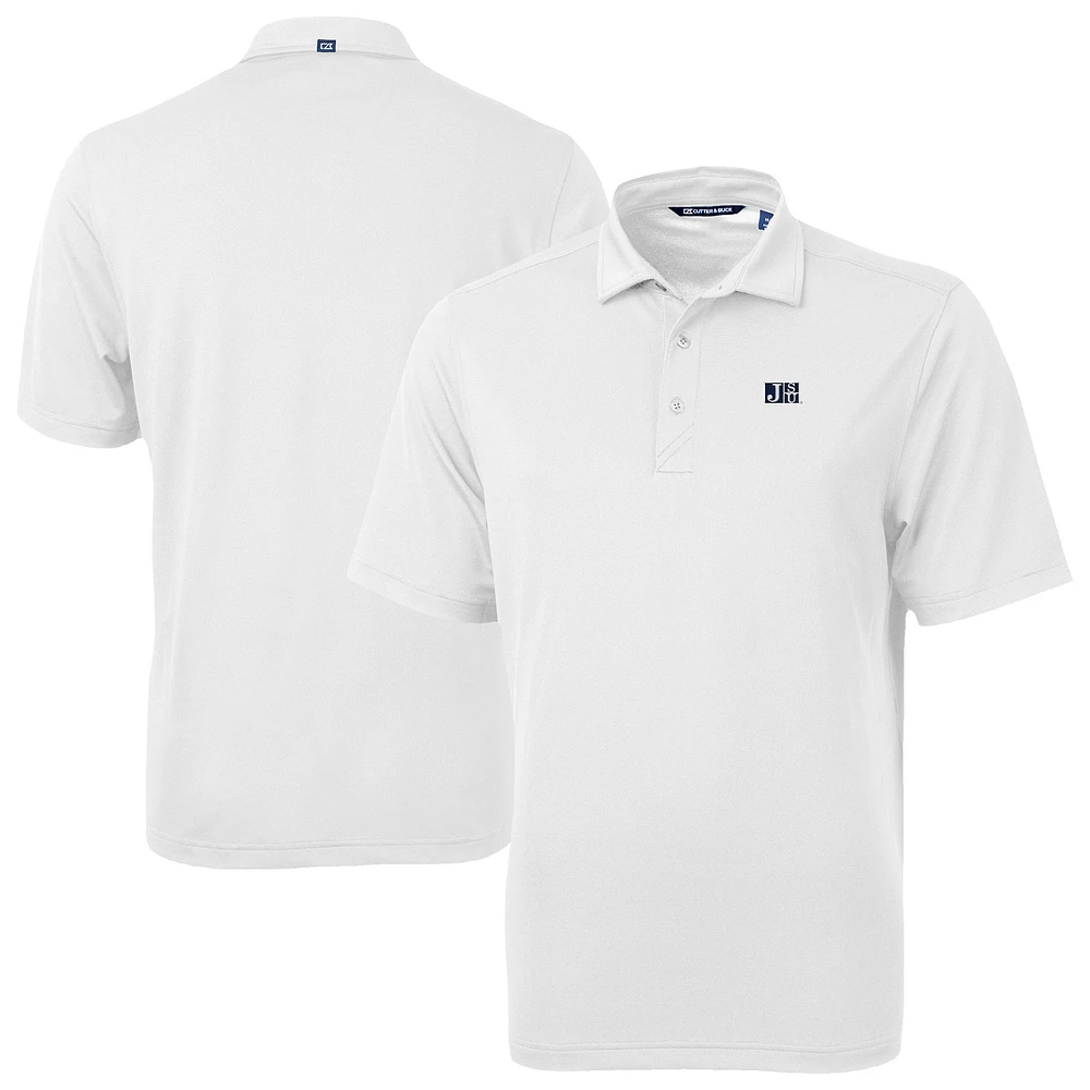 Men's Cutter & Buck Jackson State Tigers Virtue Eco Pique Recycled Polo