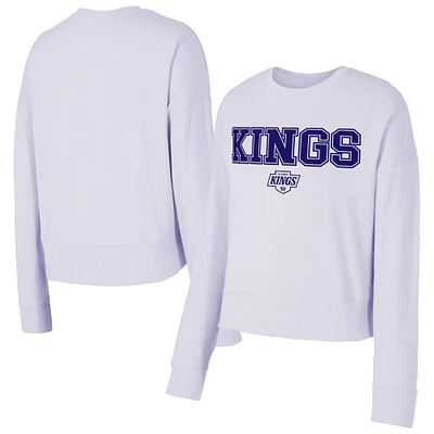 Women's Concepts Sport Light Purple Los Angeles Kings Tonal Pullover Sweatshirt