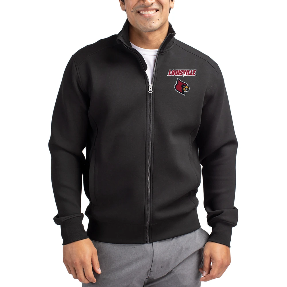 Men's Cutter & Buck Louisville Cardinals Roam Eco Recycled Full-Zip Jacket
