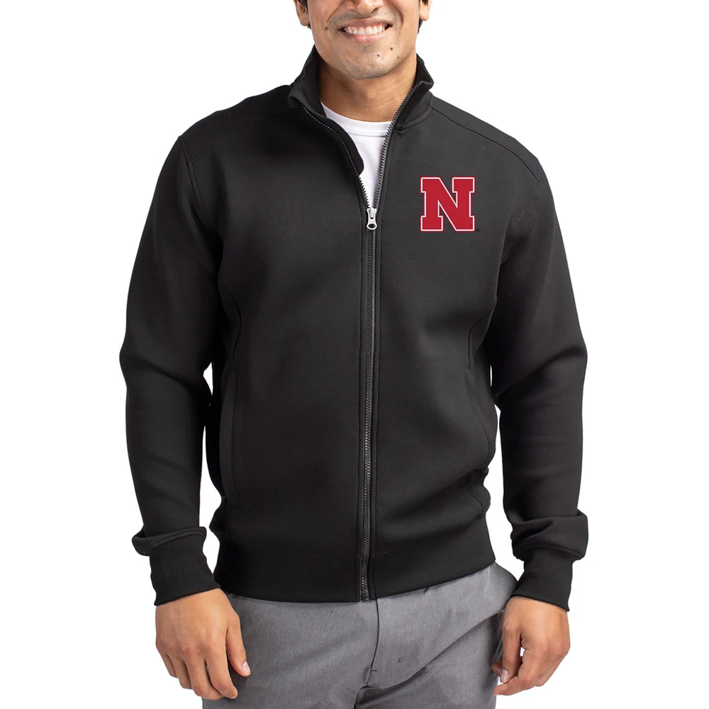 Men's Cutter & Buck Nebraska Huskers Roam Eco Recycled Full-Zip Jacket