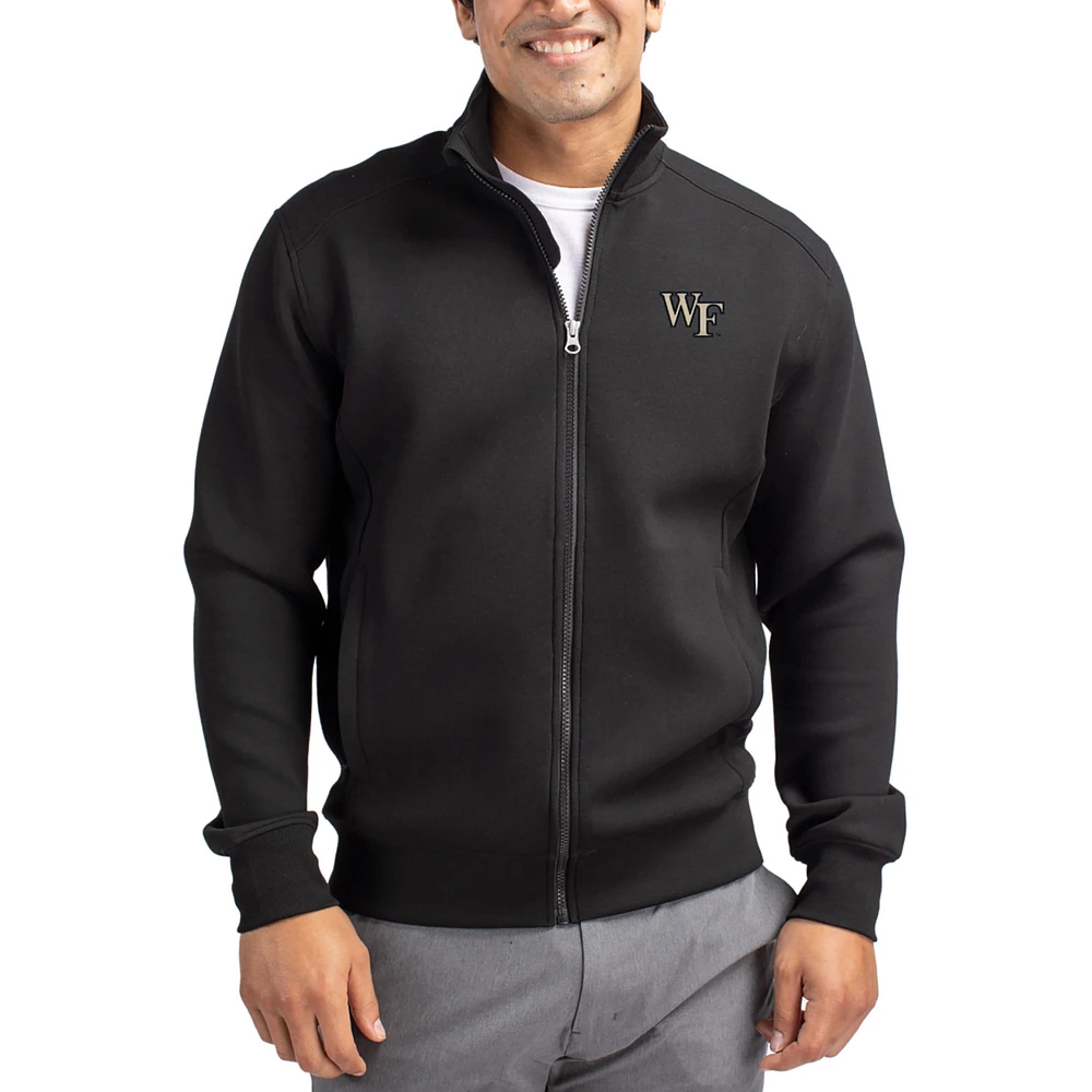Men's Cutter & Buck Wake Forest Demon Deacons Roam Eco Recycled Full-Zip Jacket