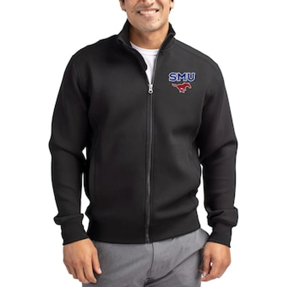 Men's Cutter & Buck SMU Mustangs Roam Eco Recycled Full-Zip Jacket