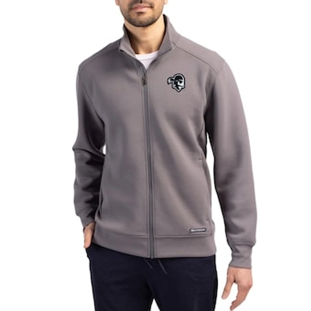 Men's Cutter & Buck Seton Hall Pirates Roam Eco Recycled Full-Zip Jacket