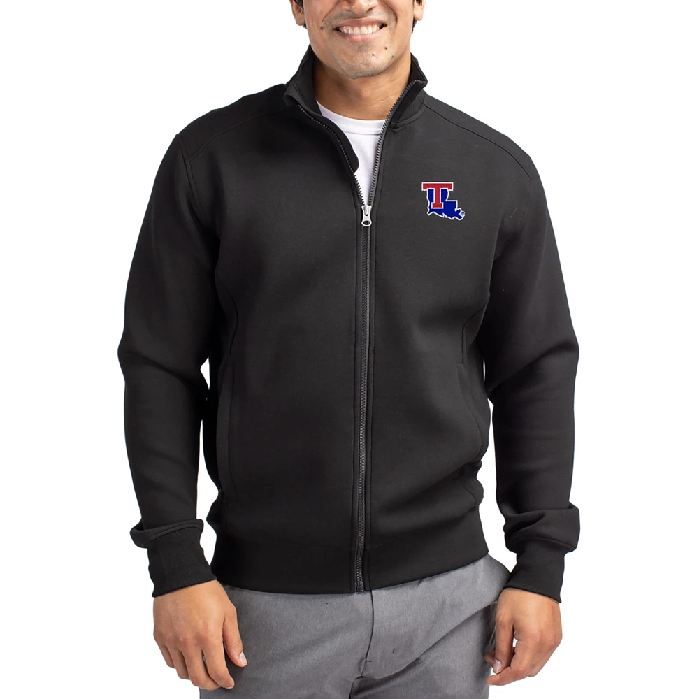 Men's Cutter & Buck Louisiana Tech Bulldogs Roam Eco Recycled Full-Zip Jacket
