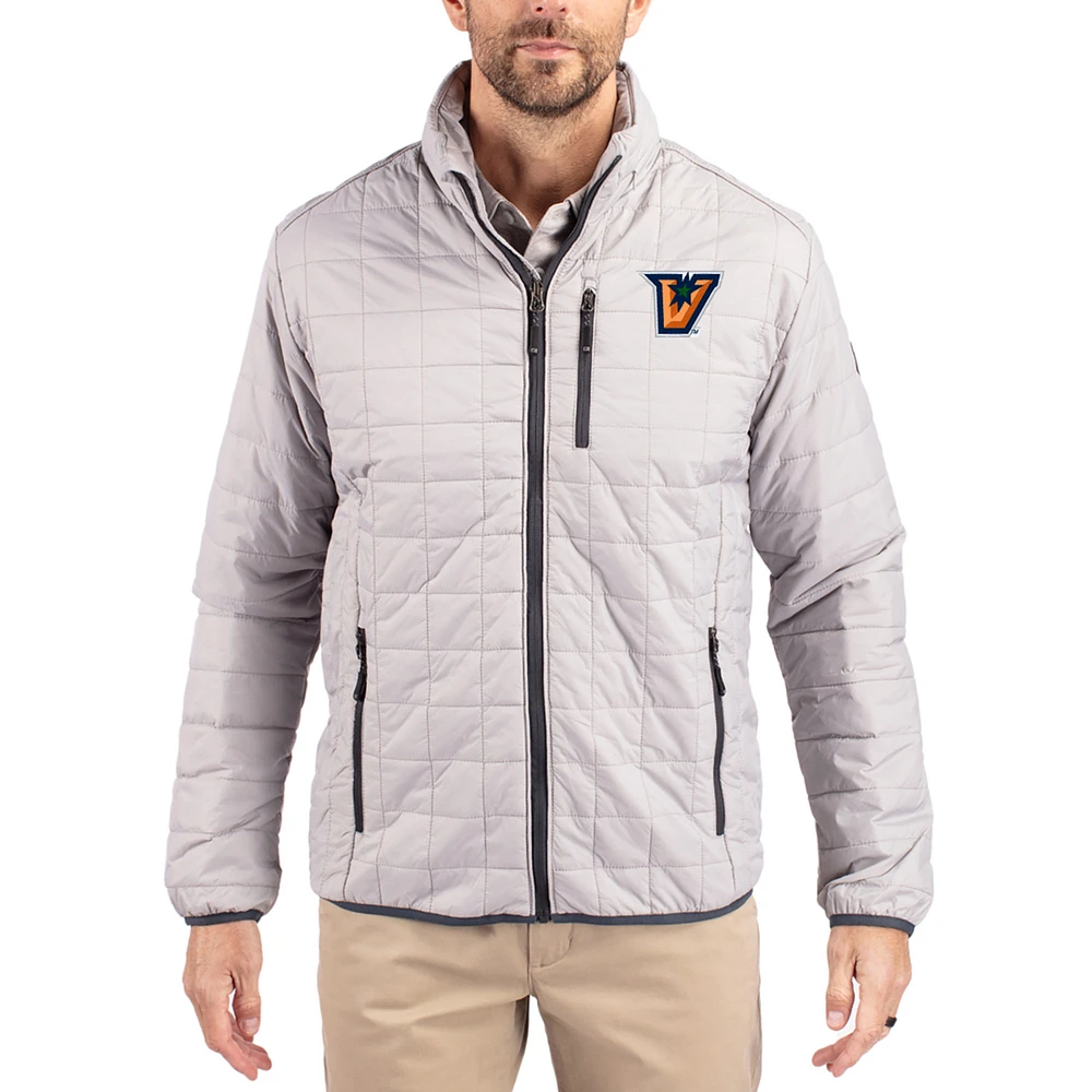 Men's Cutter & Buck Texas-Rio Grande Valley Vaqueros Rainier Eco Insulated PrimaLoft Full-Zip Puffer Jacket