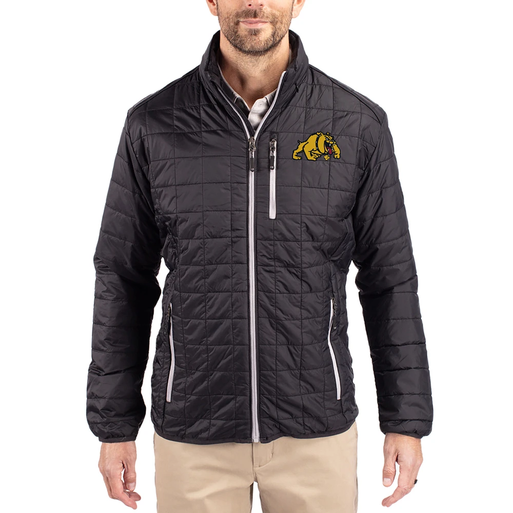 Men's Cutter & Buck Bowie State Bulldogs Rainier Eco Insulated PrimaLoft Full-Zip Puffer Jacket