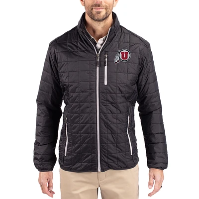 Men's Cutter & Buck Utah Utes Rainier Eco Insulated PrimaLoft Full-Zip Puffer Jacket