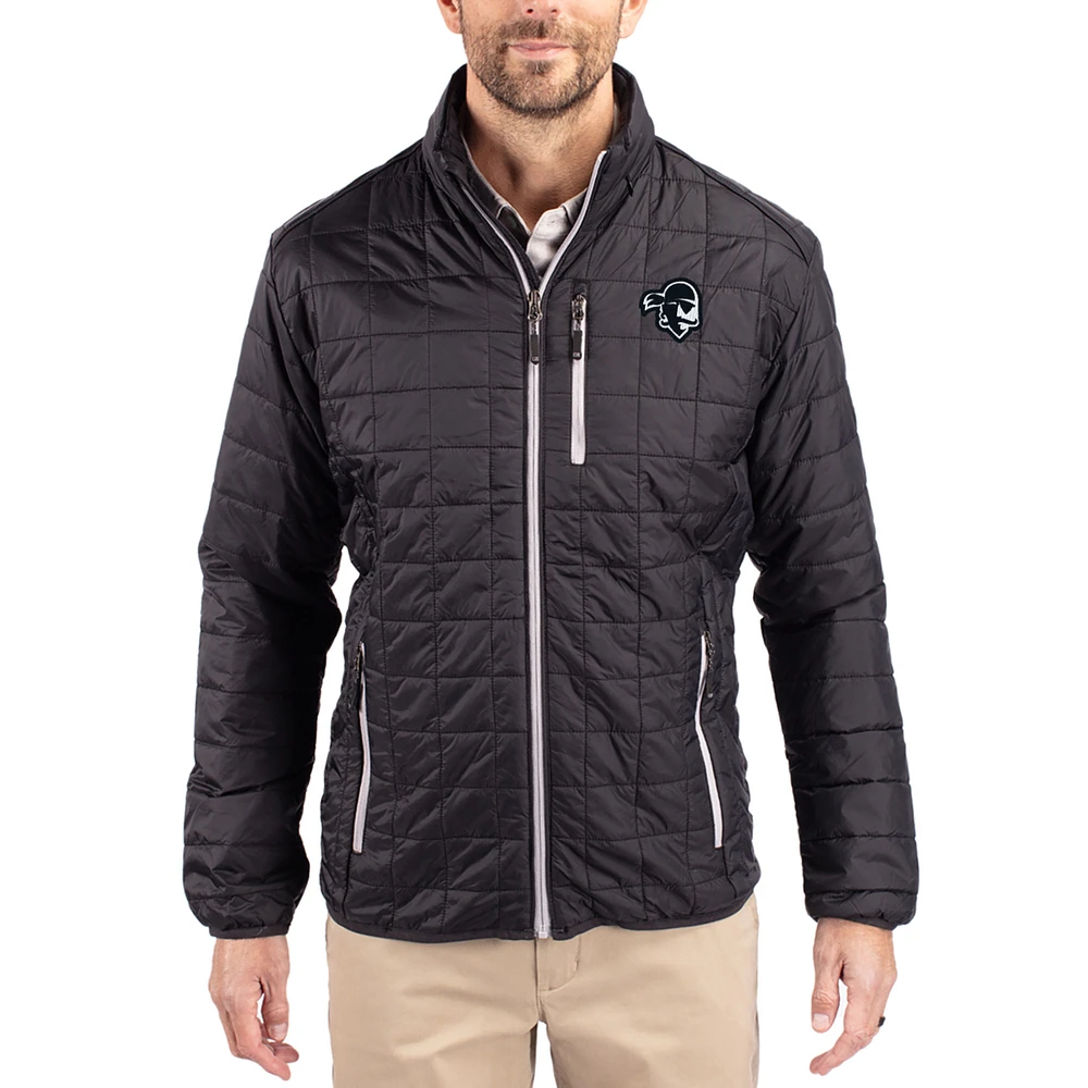 Men's Cutter & Buck Seton Hall Pirates Rainier Eco Insulated PrimaLoft Full-Zip Puffer Jacket