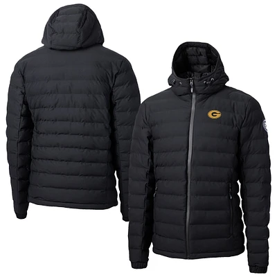 Men's Cutter & Buck Grambling Tigers Mission Ridge Eco Insulated Repreve Hooded Full-Zip Puffer Jacket