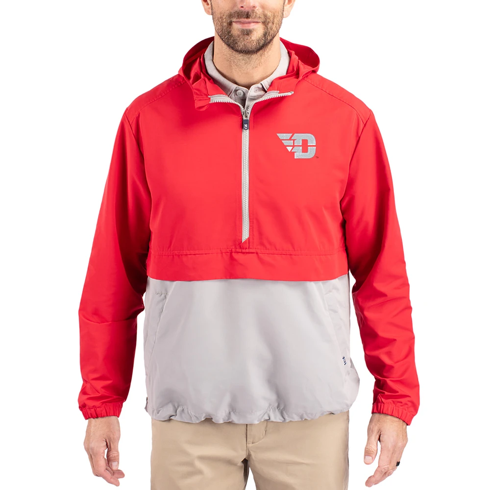Men's Cutter & Buck Dayton Flyers Charter Eco Recycled Half-Zip Anorak Jacket