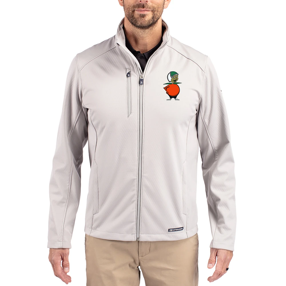 Men's Cutter & Buck UCF Knights Evoke Eco Softshell Recycled Full-Zip Jacket