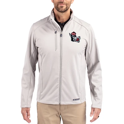 Men's Cutter & Buck NC State Wolfpack Evoke Eco Softshell Recycled Full-Zip Jacket