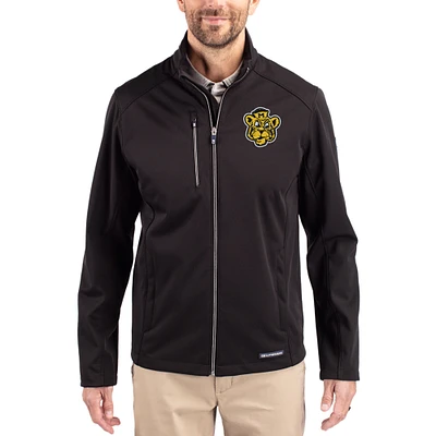 Men's Cutter & Buck Missouri Tigers Evoke Eco Softshell Recycled Full-Zip Jacket