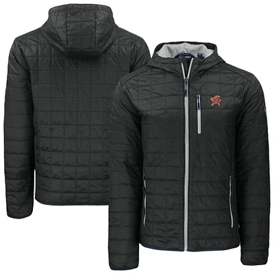 Men's Cutter & Buck Maryland Terrapins Rainier Eco PrimaLoft Hooded Full-Zip Jacket