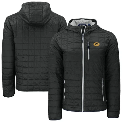 Men's Cutter & Buck Grambling Tigers Rainier Eco PrimaLoft Hooded Full-Zip Jacket