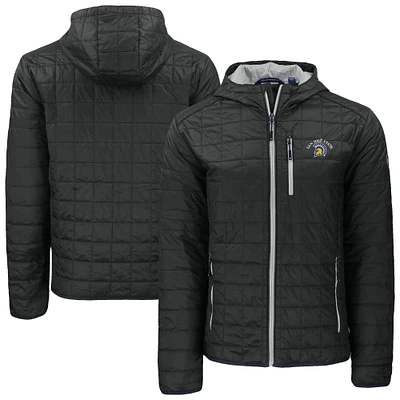 Men's Cutter & Buck San Jose State Spartans Rainier Eco PrimaLoft Hooded Full-Zip Jacket