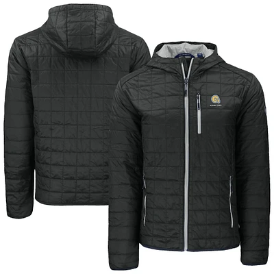 Men's Cutter & Buck Albany State Golden Rams Rainier Eco PrimaLoft Hooded Full-Zip Jacket