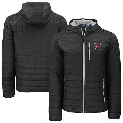 Men's Cutter & Buck Eastern Washington Eagles Rainier Eco PrimaLoft Hooded Full-Zip Jacket