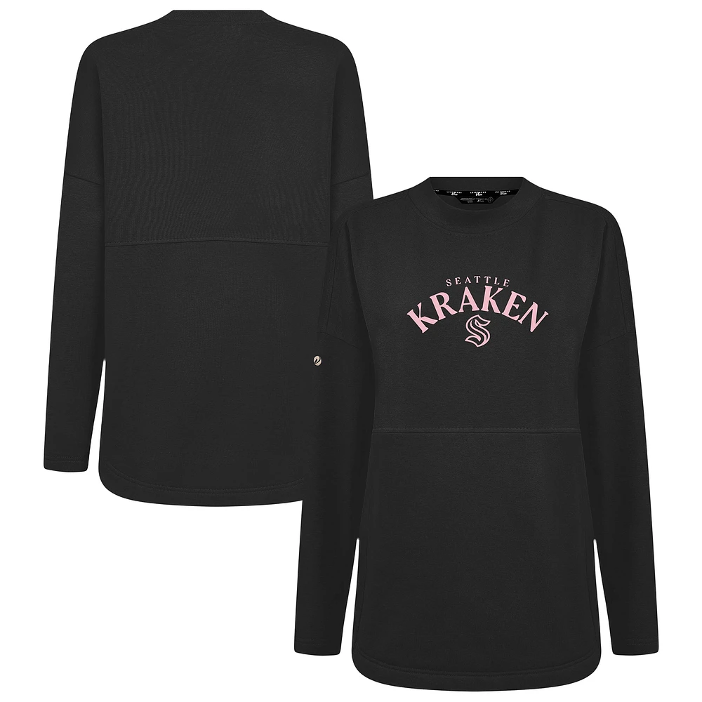 Women's Levelwear Seattle Kraken Mother's Day Beaudry Arched Pullover Sweatshirt