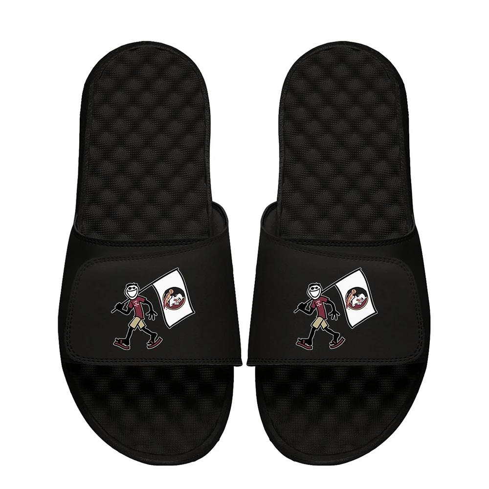 Youth ISlide Black Florida State Seminoles Life is Good Slide Sandals