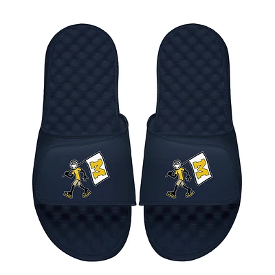 Unisex ISlide Navy Michigan Wolverines Life is Good Slide Sandals