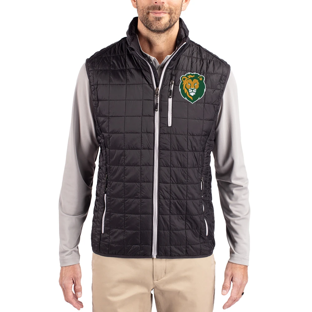 Men's Cutter & Buck Southeastern Louisiana Lions Rainier Eco Insulated PrimaLoft Full-Zip Puffer Vest
