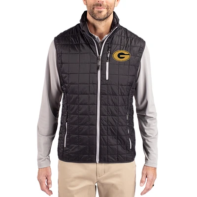 Men's Cutter & Buck Grambling Tigers Rainier Eco Insulated PrimaLoft Full-Zip Puffer Vest