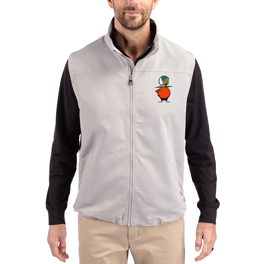 Men's Cutter & Buck UCF Knights Charter Eco Recycled Full-Zip Vest