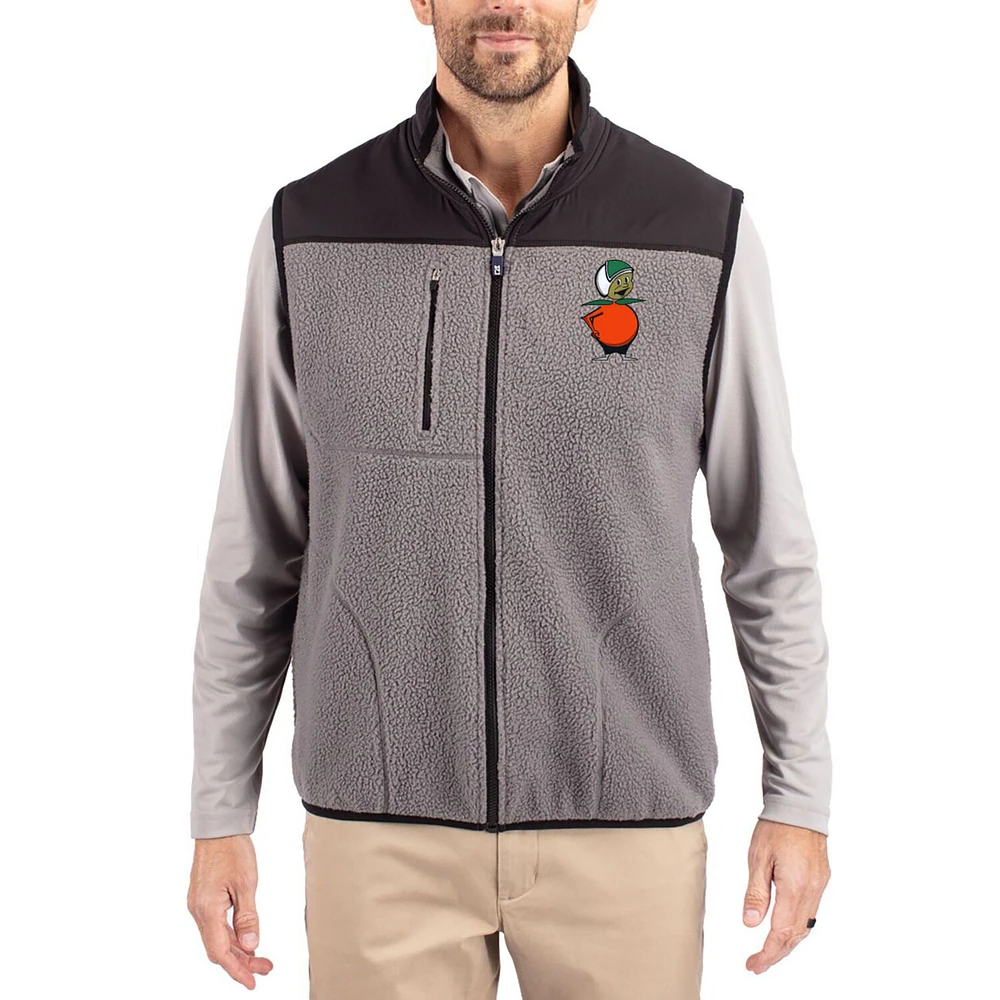 Men's Cutter & Buck UCF Knights Cascade Eco Fleece Full-Zip Vest