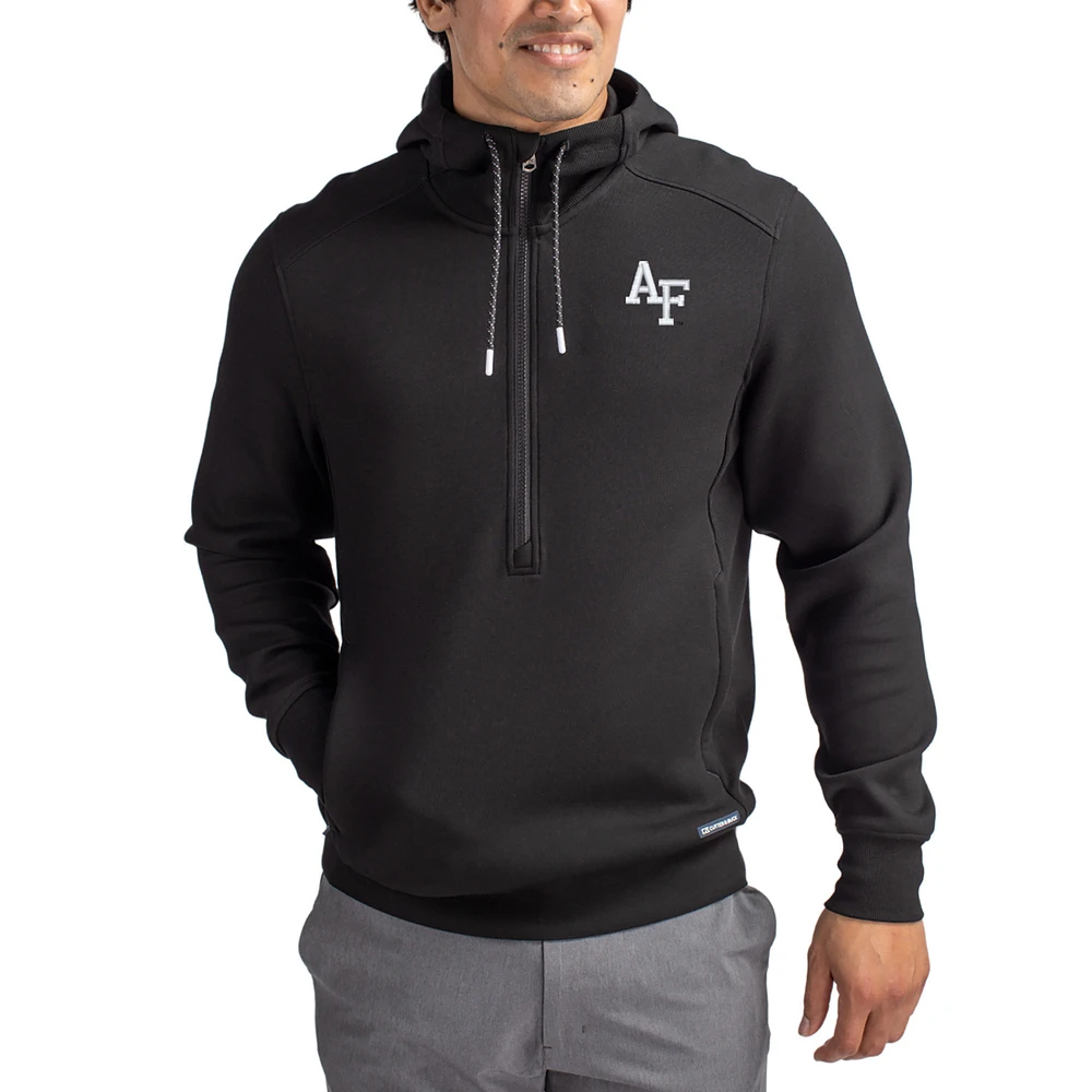 Men's Cutter & Buck Air Force Falcons Roam Eco Recycled Half-Zip Pullover Hoodie