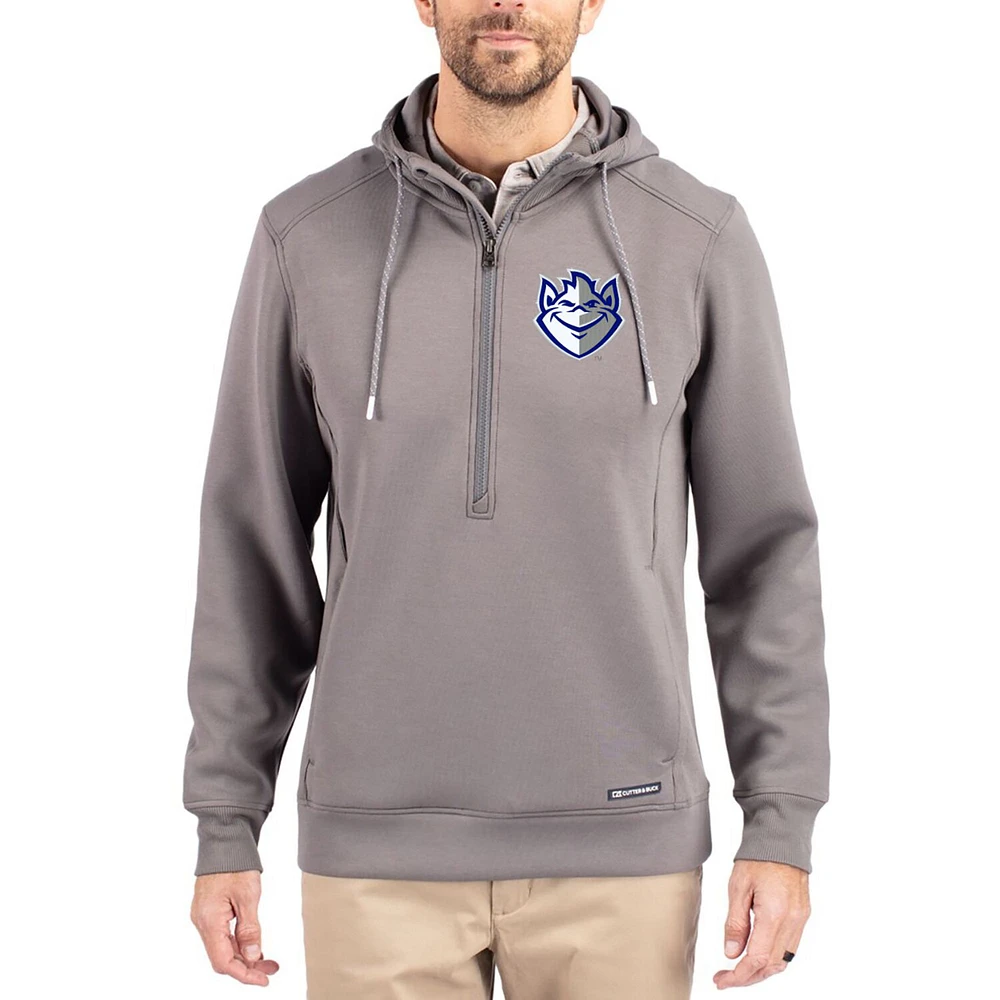 Men's Cutter & Buck Saint Louis Billikens Roam Eco Recycled Half-Zip Pullover Hoodie