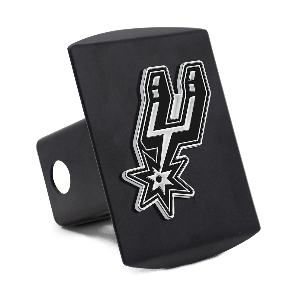 WinCraft San Antonio Spurs Premium Metal Chrome Logo Hitch Cover