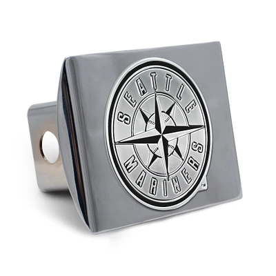 WinCraft Seattle Mariners Premium Metal Chrome Hitch Cover