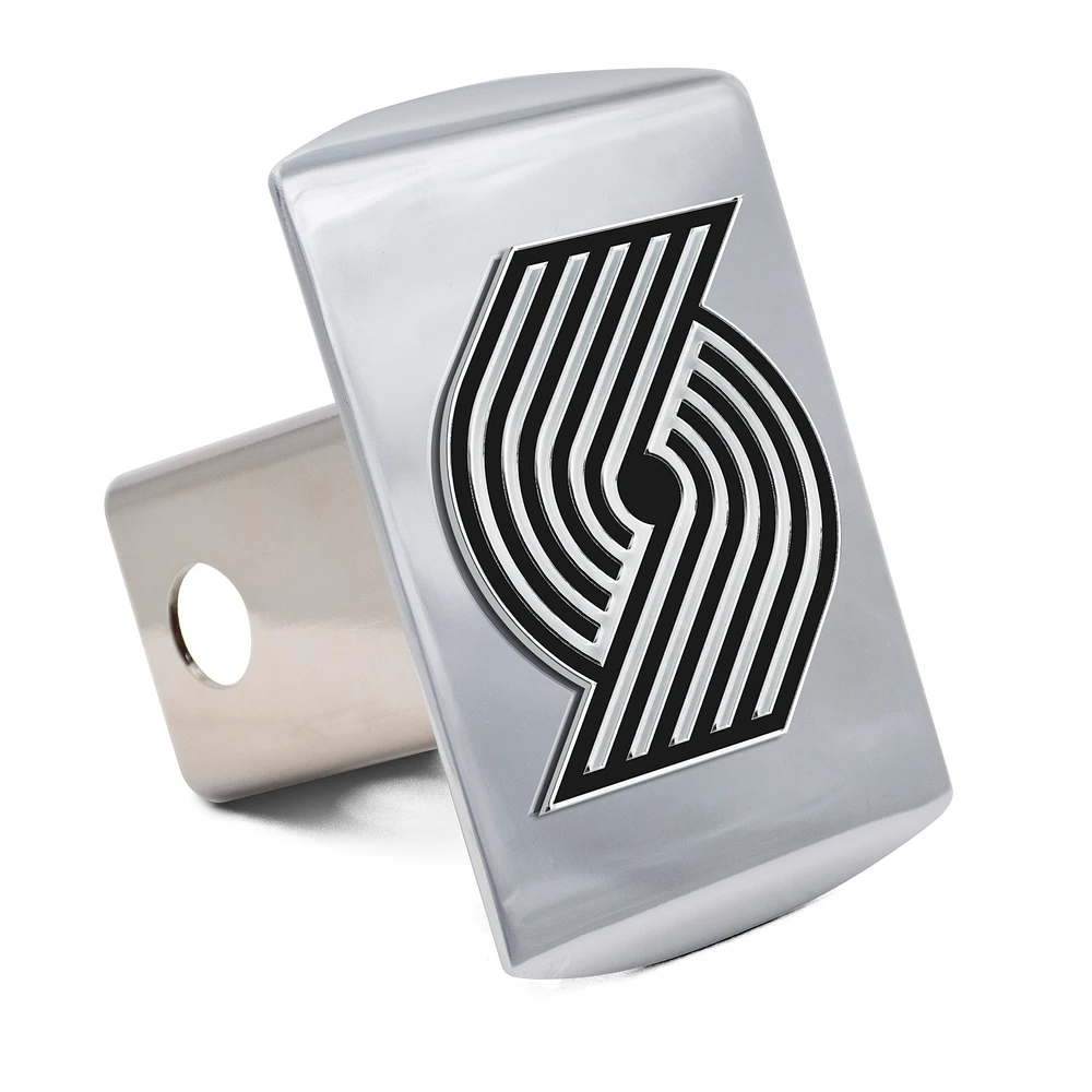 WinCraft Portland Trail Blazers Premium Metal Chrome Hitch Cover