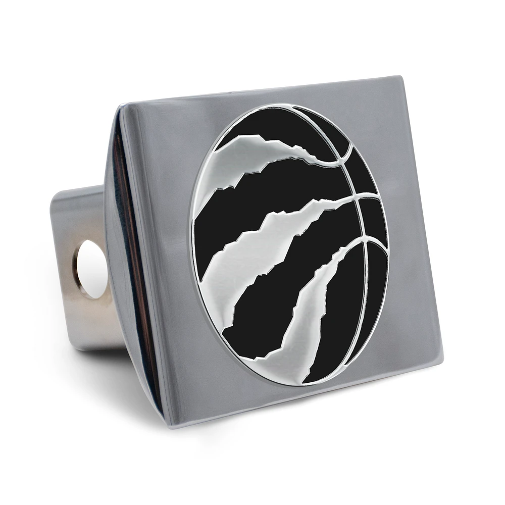 WinCraft Toronto Raptors Premium Metal Chrome Universal Hitch Cover