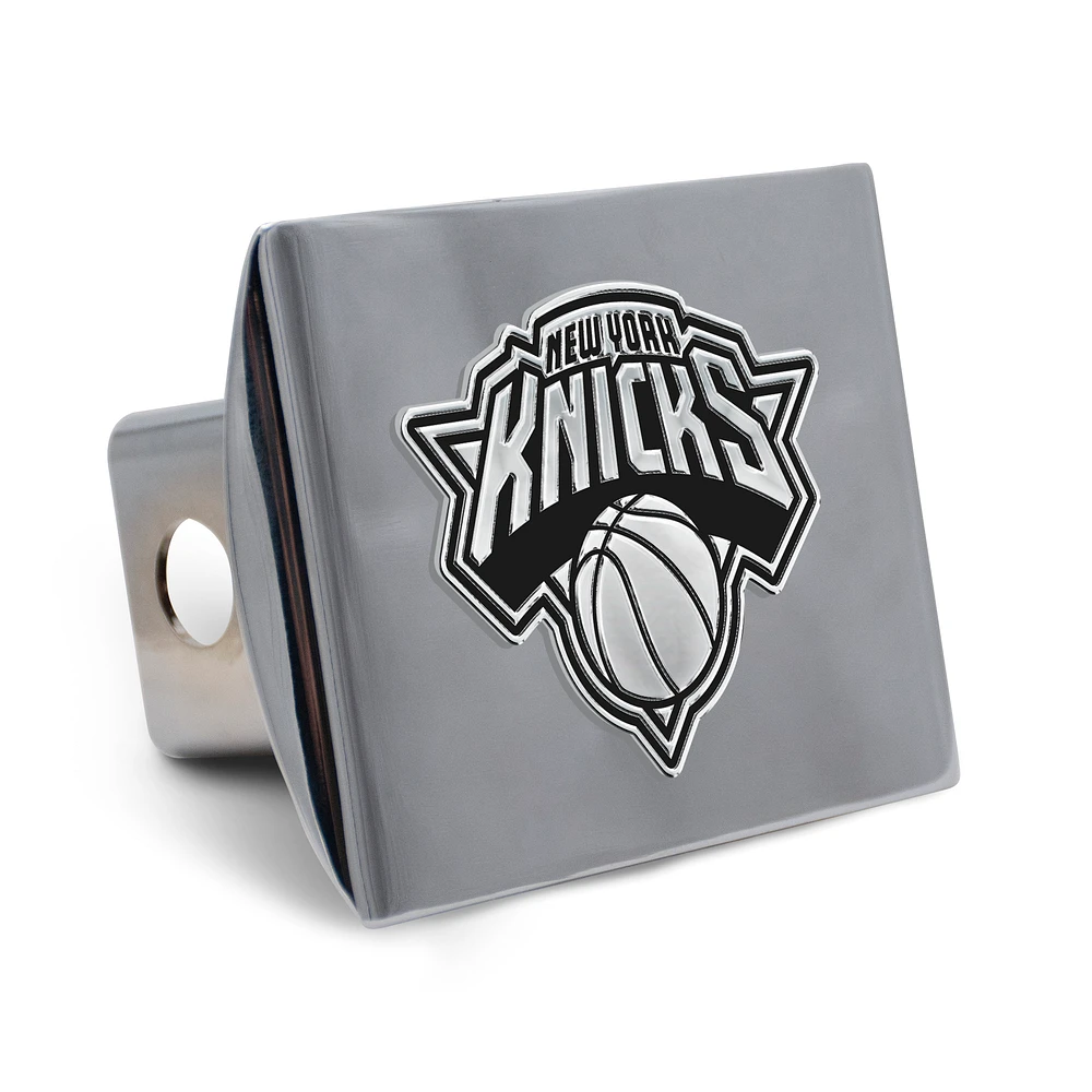 WinCraft New York Knicks Premium Metal Chrome Hitch Cover