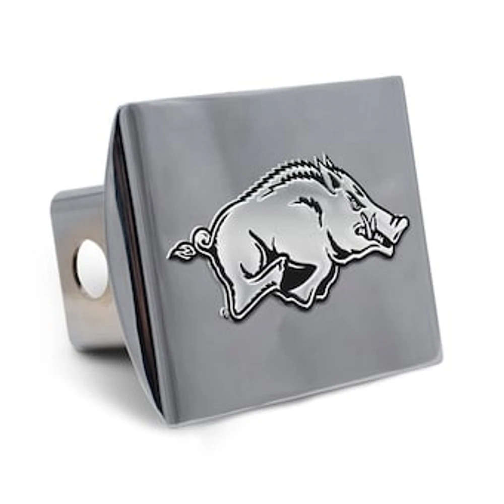 WinCraft Arkansas Razorbacks Premium Metal Chrome Hitch Cover