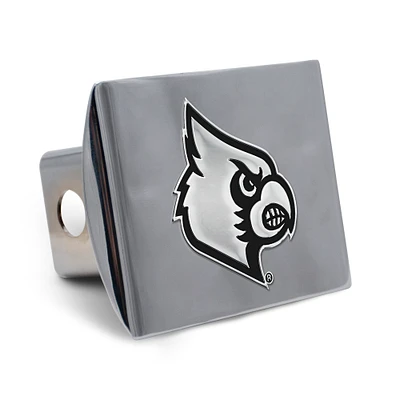WinCraft Louisville Cardinals Premium Metal Chrome Hitch Cover