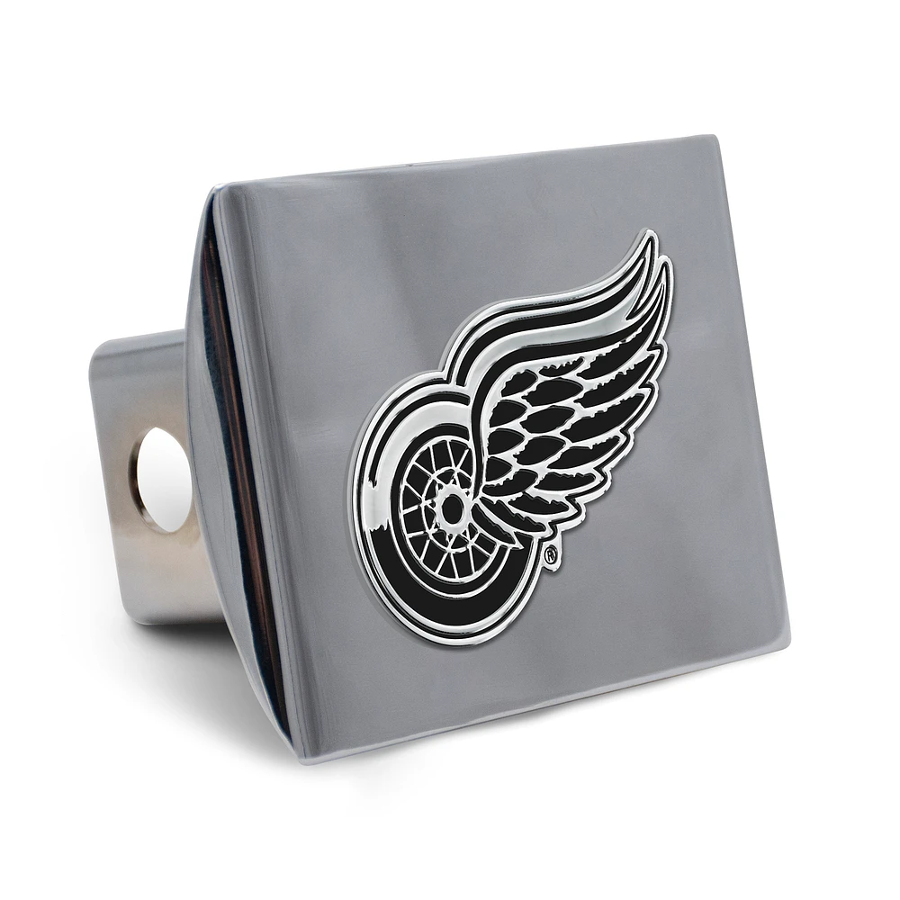 WinCraft Detroit Red Wings Premium Metal Chrome Hitch Cover
