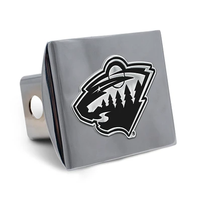 WinCraft Minnesota Wild Premium Metal Chrome Hitch Cover