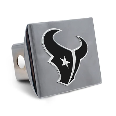 WinCraft Houston Texans Premium Metal Chrome Hitch Cover