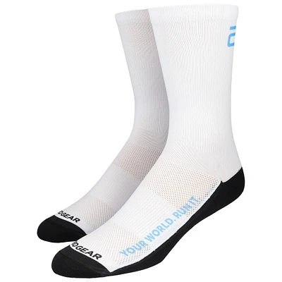 Unisex BOCO Gear White World Marathon Majors Crew Socks