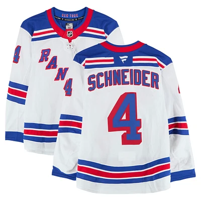 Braden Schneider New York Rangers Game-Used #4 Set 3 Jersey from the 2024-25 NHL Season