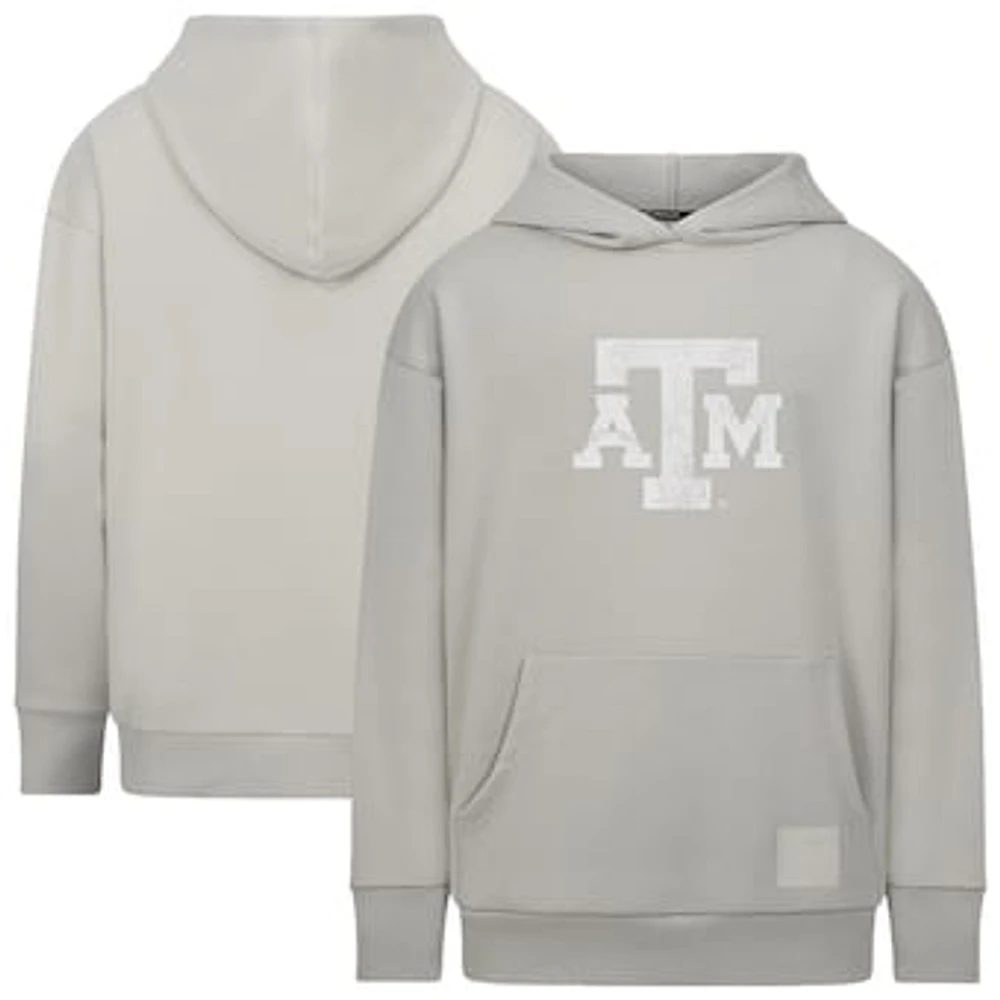 Women's KadyLuxe Gray Texas A&M Aggies Boyfriend Pullover Hoodie