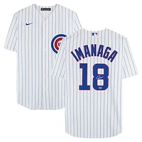 Shota Imanaga Chicago Cubs Autographed White Nike Replica Jersey