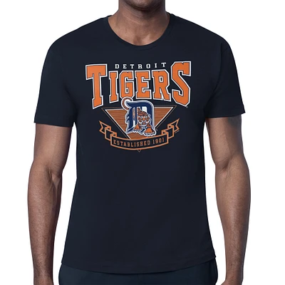 Men's Starter Navy Detroit Tigers ‘80s Inspired T-Shirt
