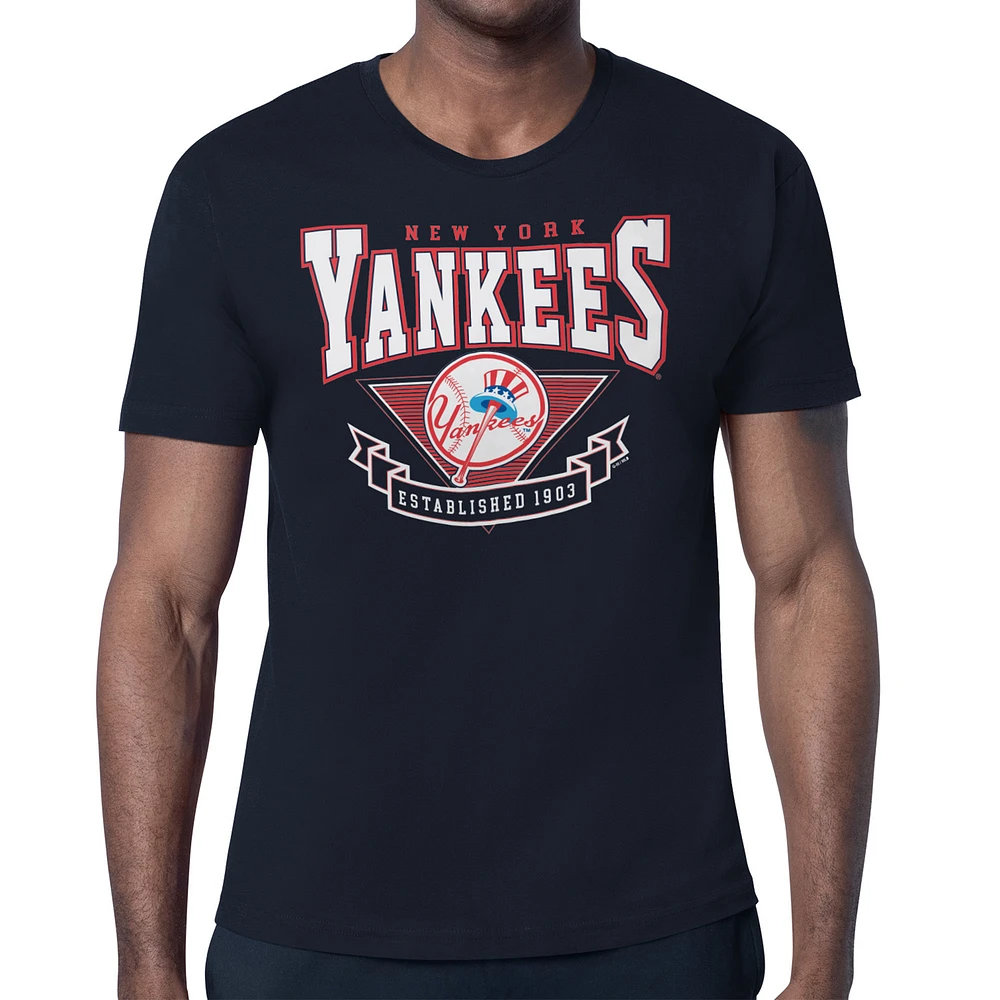 Men's Starter Navy New York Yankees ‘80s Inspired T-Shirt