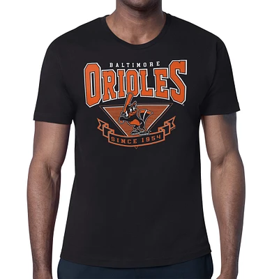 Men's Starter Black Baltimore Orioles ‘80s Inspired T-Shirt